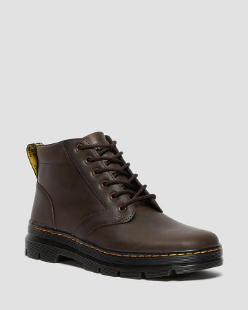 Men's Dr Martens Bonny Leather Ankle Boots Brown | AU 436LIS